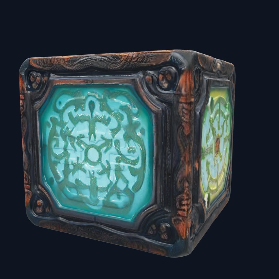 Mystical Artefact Cube Model Pack